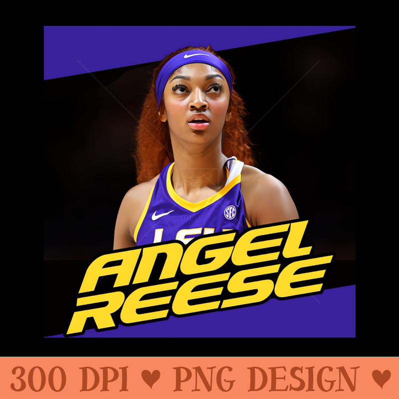 Angel Reese Purple - PNG Download Library - High Quality 300 DPI