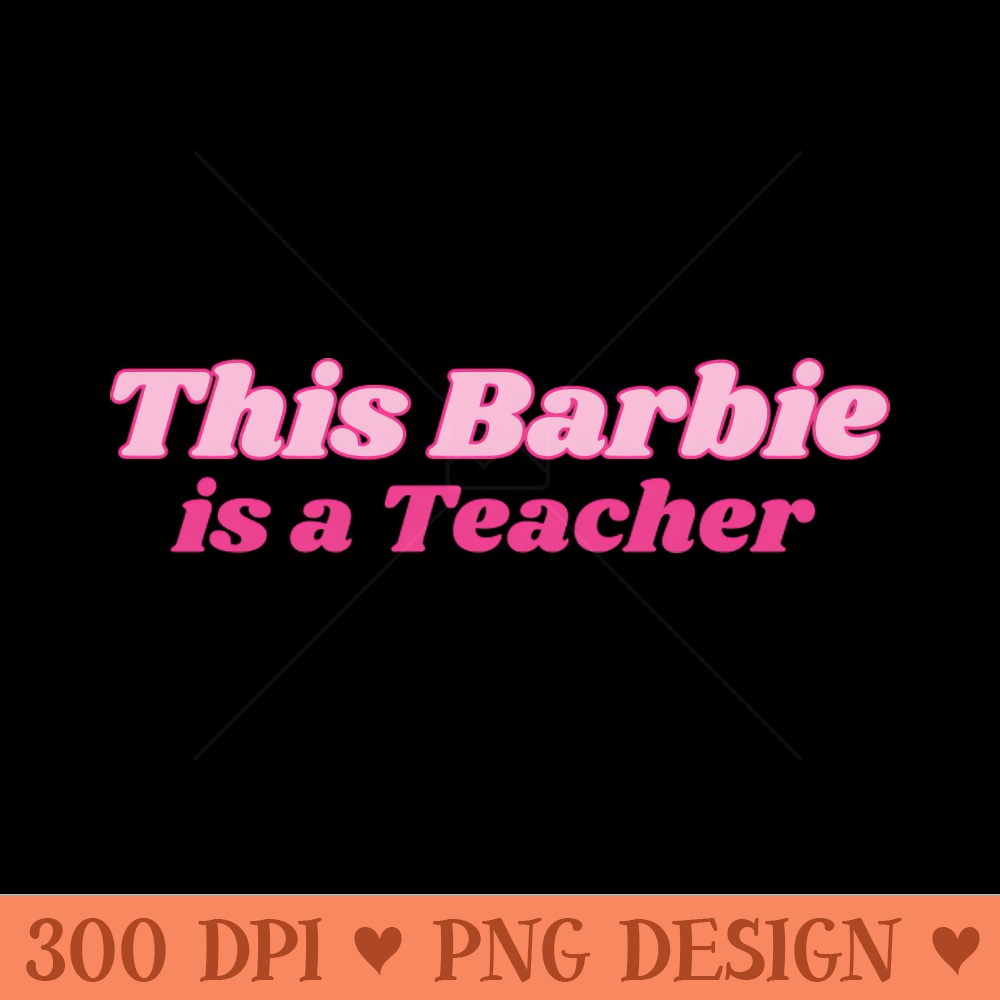 Teacher Barbie - Download PNG Graphics - Convenience
