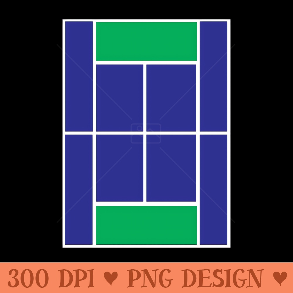 US OPEN TENNIS COURT - - Unique