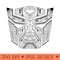 Autobot Tech Black and White - PNG Downloadable Resources - Convenience