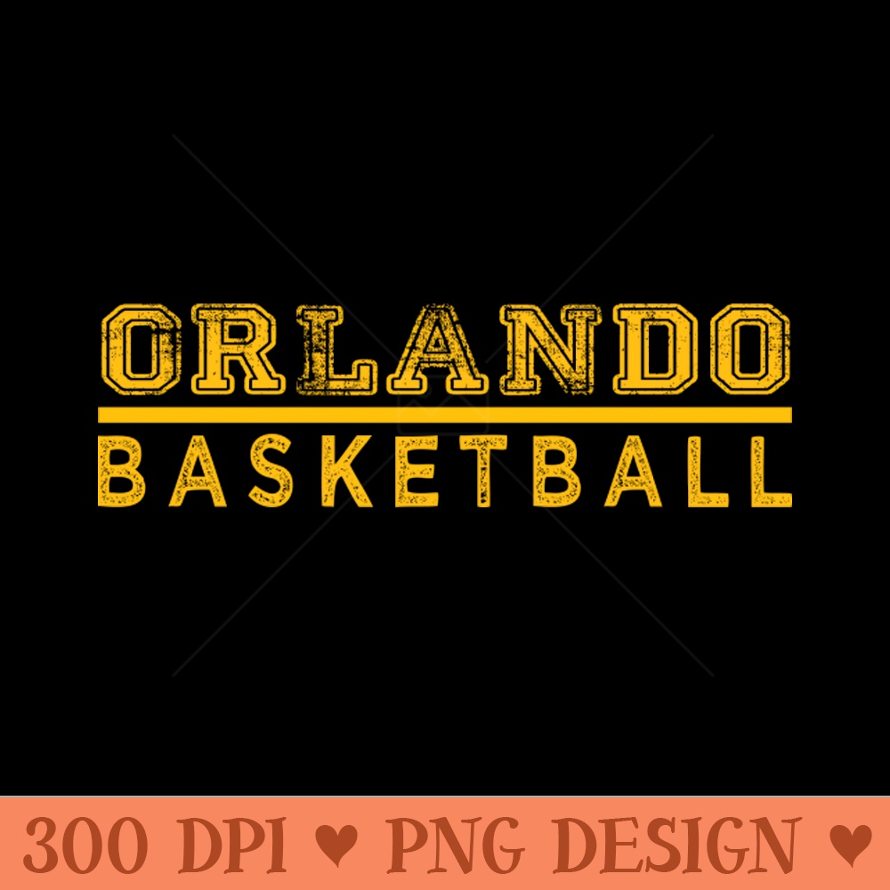 Awesome Basketball Orlando Proud Name Vintage Beautiful Team - Premium PNG Downloads - Customer Support