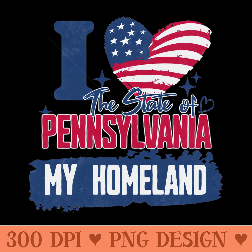 Pennsylvania my homeland - PNG File Download - Professional Design