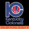 Retro Defunct Kentucky Colonels Basketball Team - PNG Artwork - Convenience