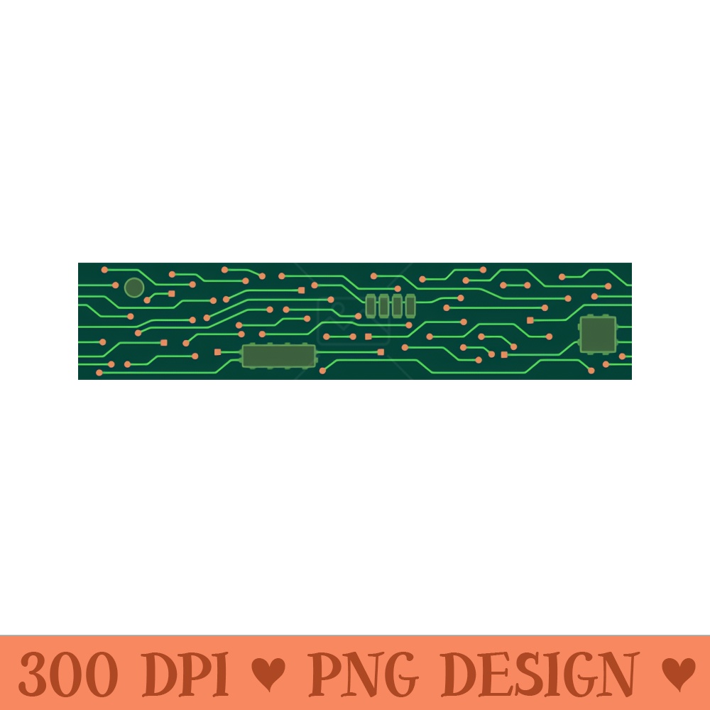 Technology Banner Circuit Board - PNG Download Pack - Unique