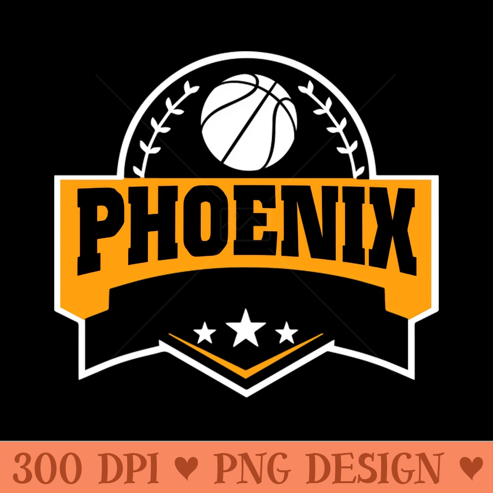 Personalized Basketball Phoenix Proud Name Vintage Beautiful - Digital PNG Art - Convenience