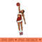 Spud Webb Dunk - PNG Illustrations - Professional Design