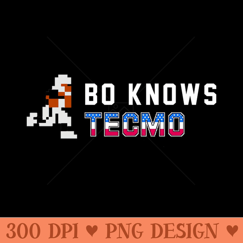 Bo Knows Tecmo - PNG Download Library - Professional Design