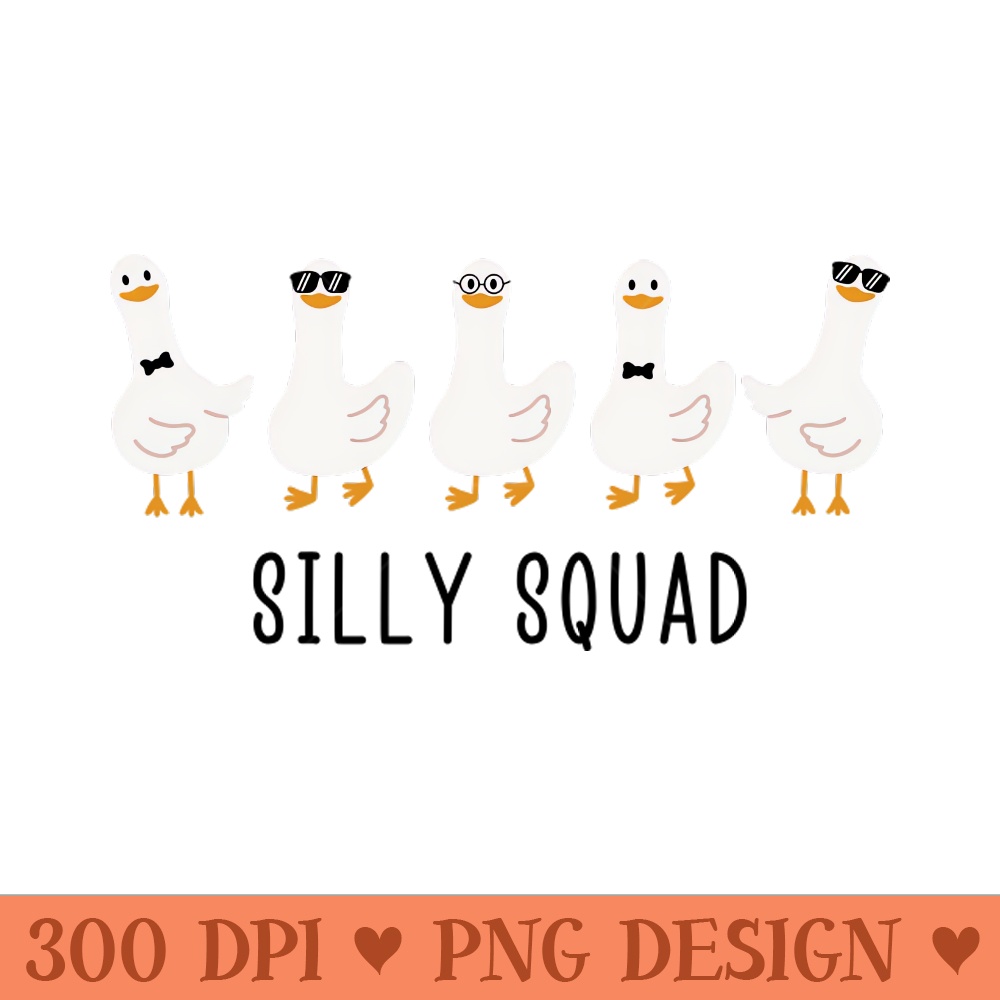 Silly Squad Silly Goose - PNG File Download - Latest Updates