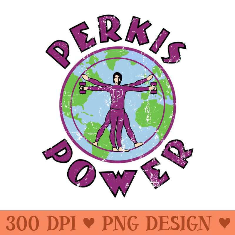 Perkis Power Vintage - Digital PNG Art - Flexibility