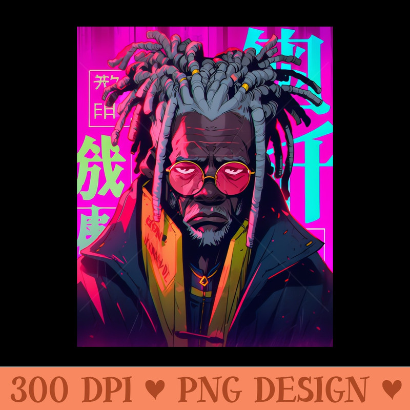 Afropunk 011 - High Quality PNG - High Quality 300 DPI