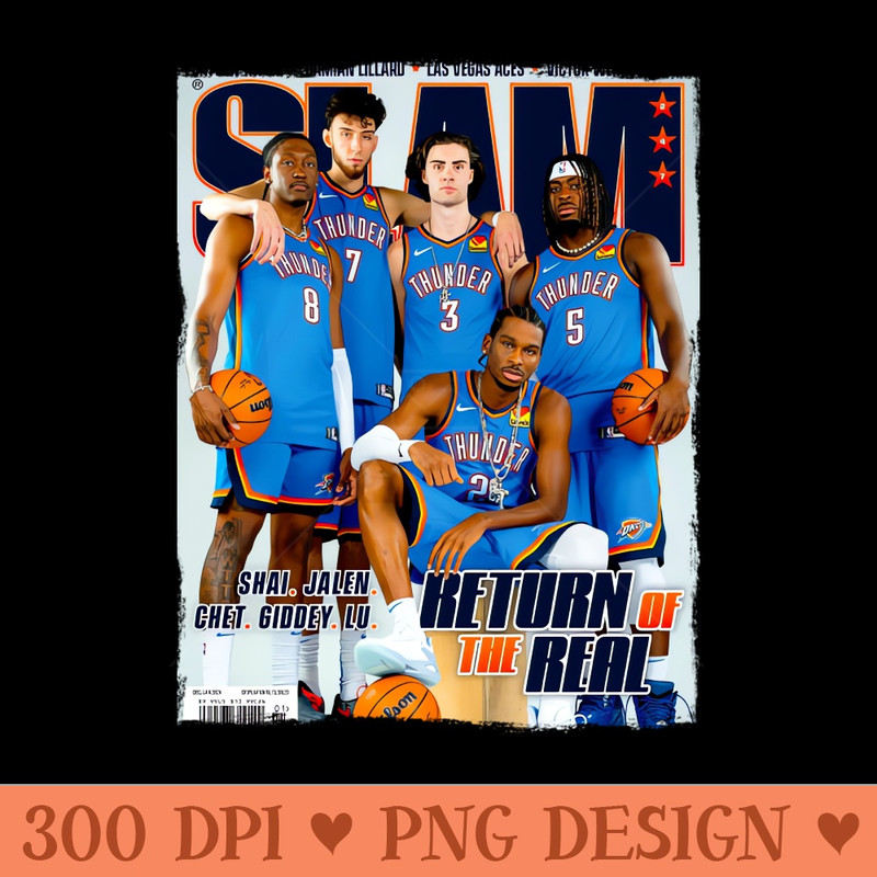OKC squad Slam mag - Premium PNG Downloads - Good Value