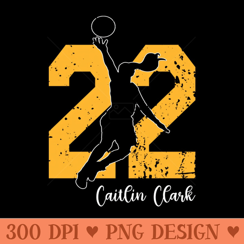 Caitlin Clark - Digital PNG Art - High Quality 300 DPI