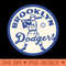 Old Baseball Brooklyn Dodgers - PNG Download Website - Good Value