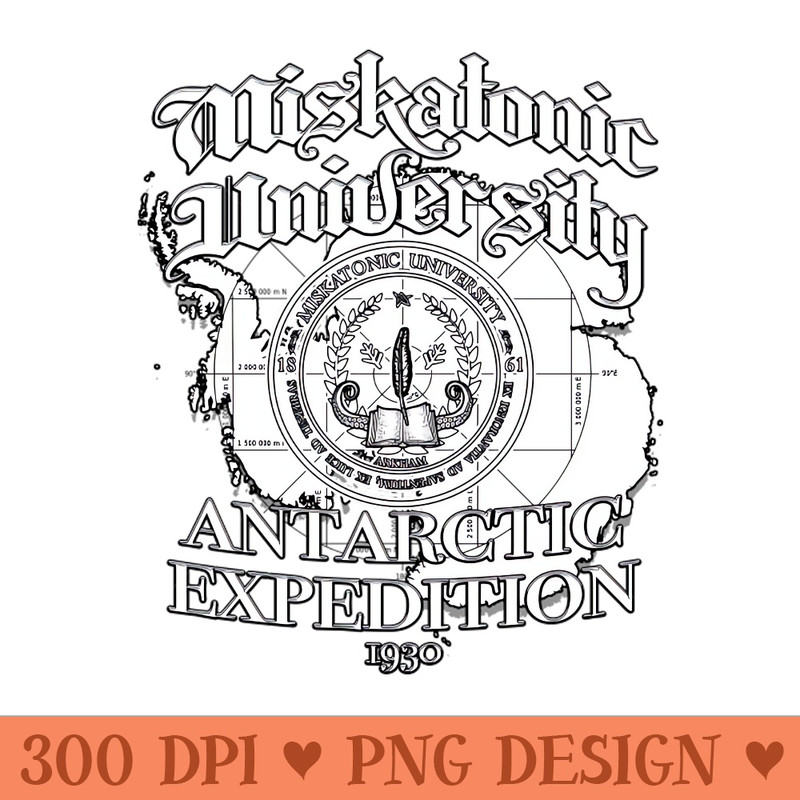 Miskatonic University Antarctic Expedition 1930 - PNG Design Downloads - Flexibility