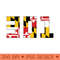 301 Maryland Flag - - Professional Design