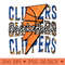 Graphic Basketball Clippers Proud Name Vintage - Digital PNG Files - Customer Support