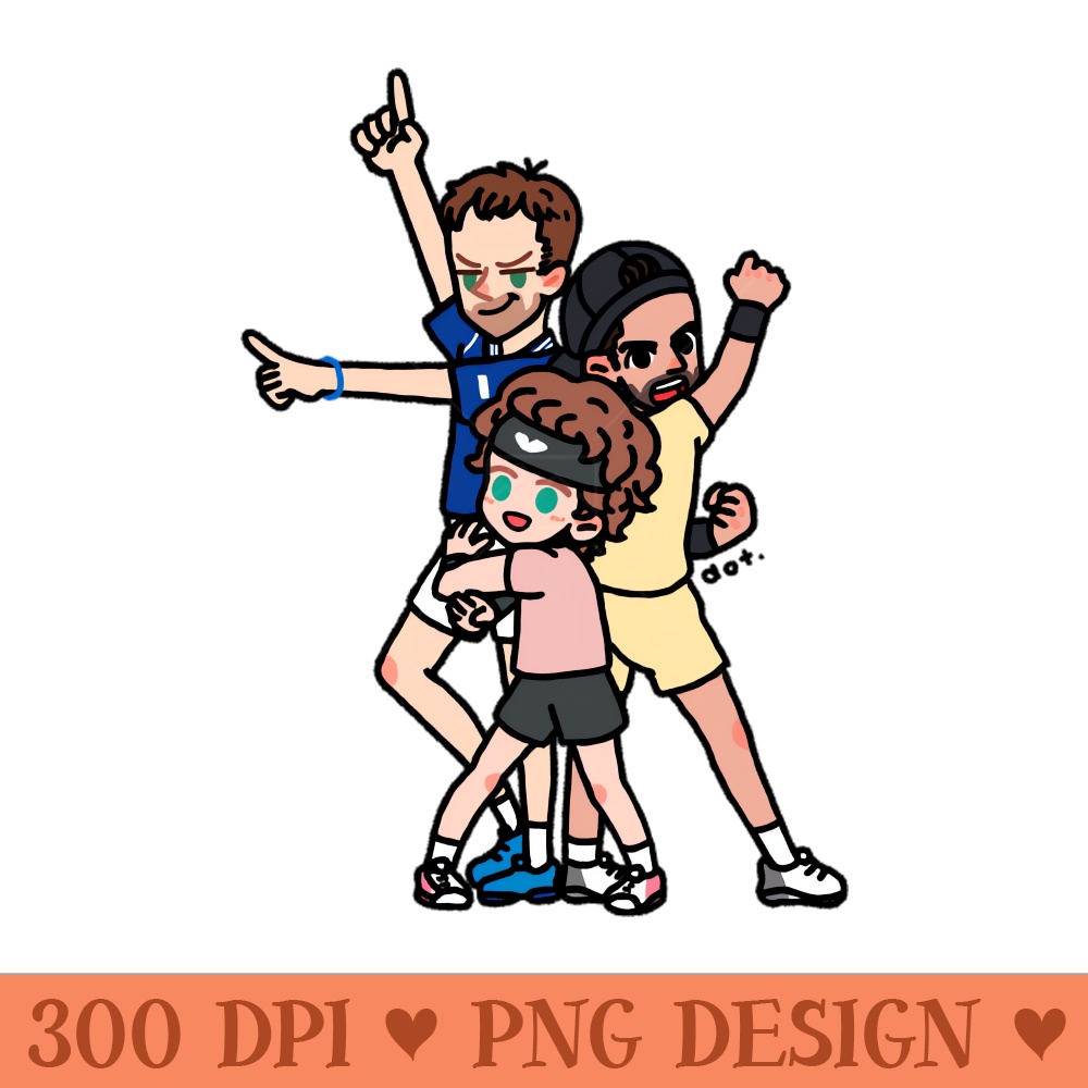 Medvedev Rublev u0026 Khachanov - PNG Download Pack - Unique