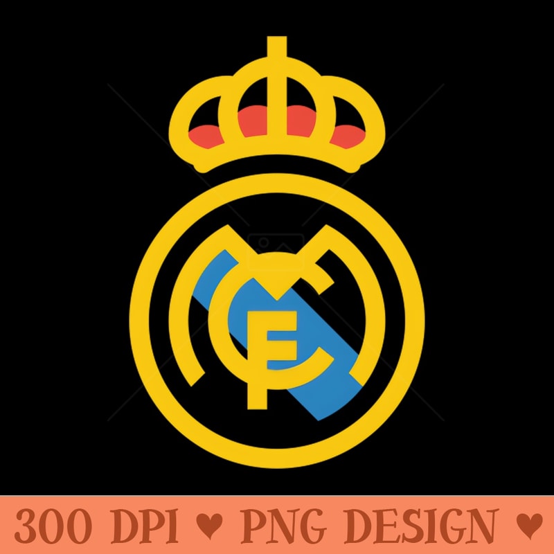 Real Madrid FC Classic - PNG Printables - Unique