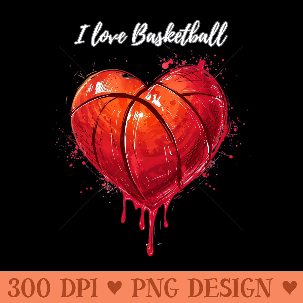 I love Basketball - PNG Design Downloads - Popularity