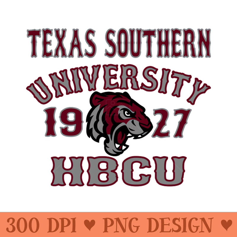 Texas Southern 1927 University Apparel - Instant PNG Download - Flexibility