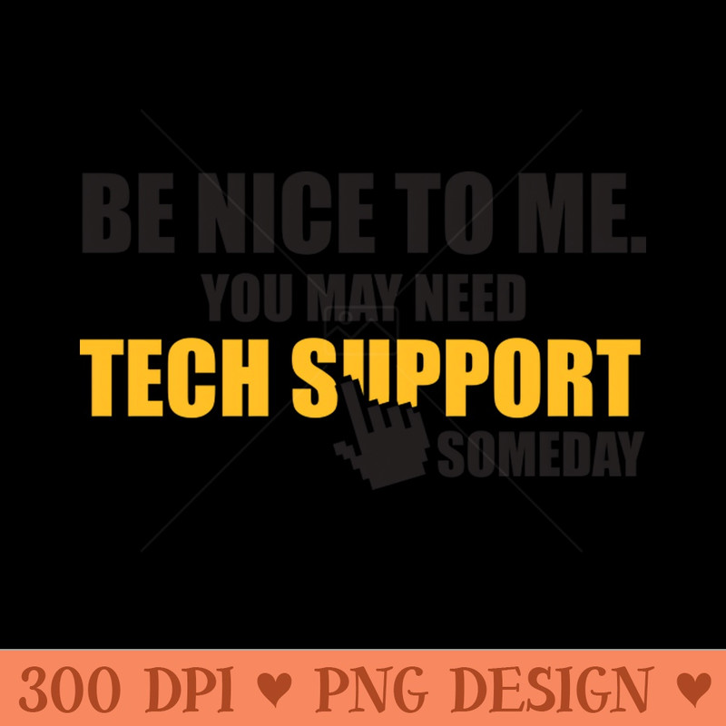 Tech support black - PNG Download Bundle - Professional Design