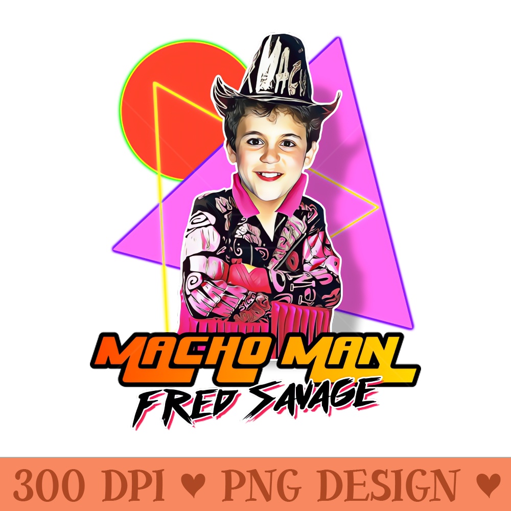 Macho Man Fred Savage - High-Quality PNG Download - Popularity