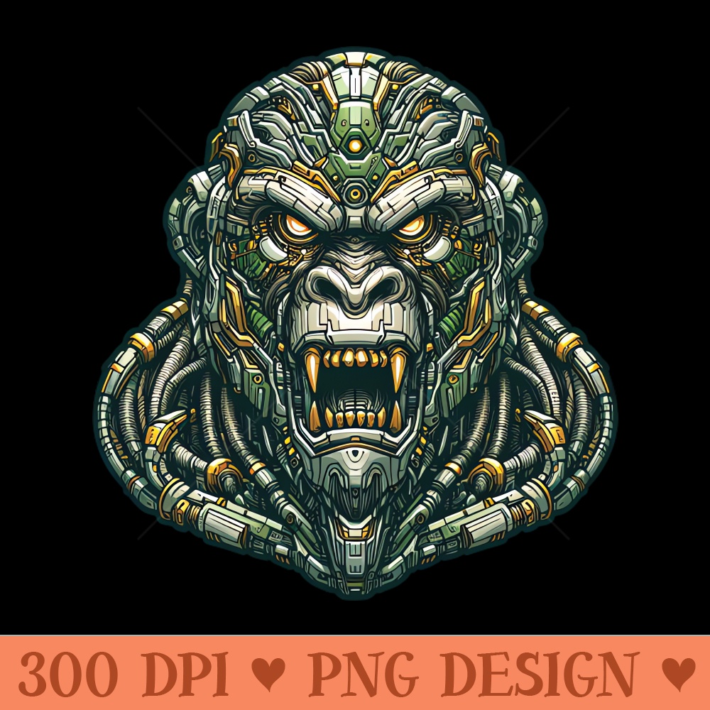 Mecha Apes S01 D40 - PNG Artwork - Convenience