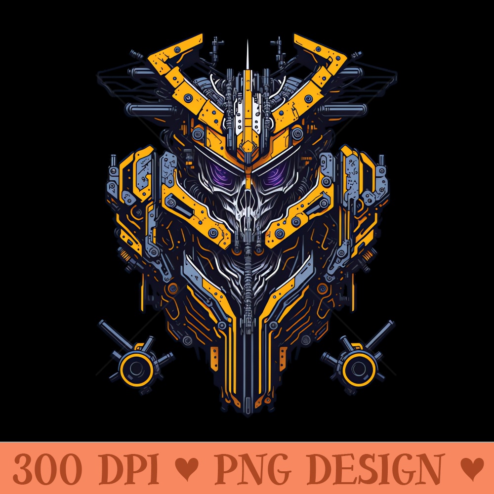 Mecha Skull S03 D11 - PNG Download Pack - Good Value