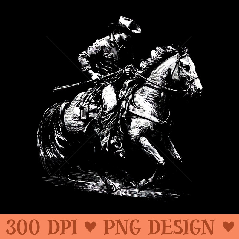 Cowboy - Digital PNG Files - Good Value