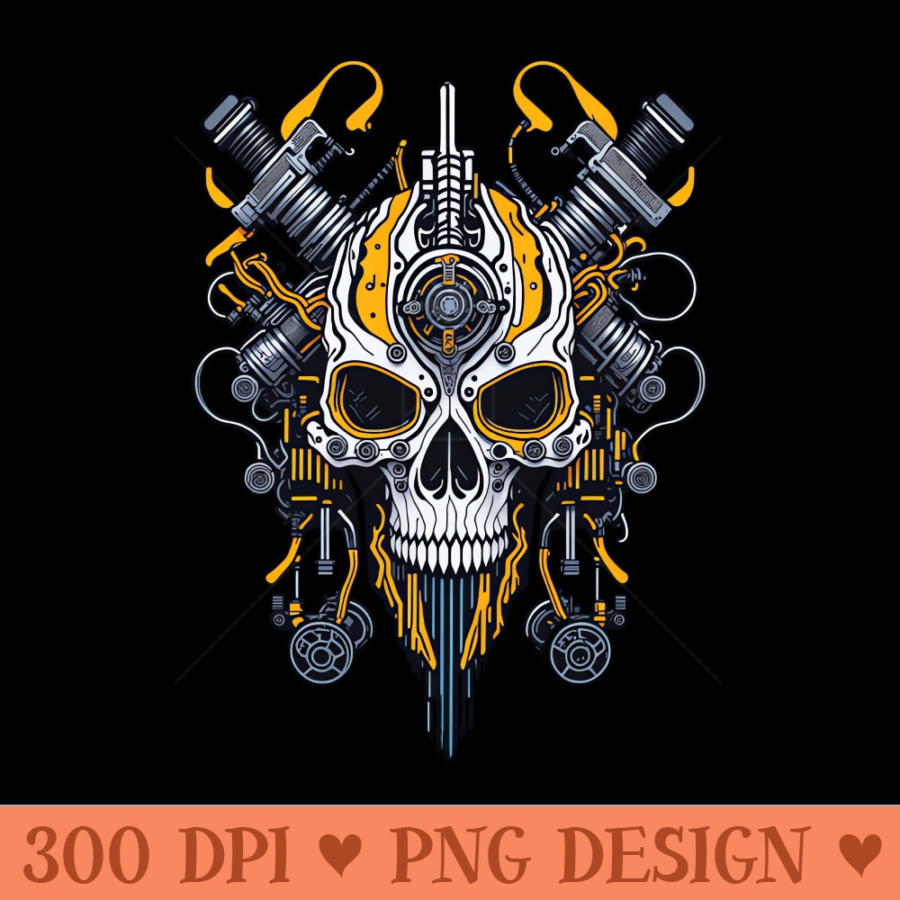 Mecha Skull S01 D60 - Free PNG Downloads - Good Value