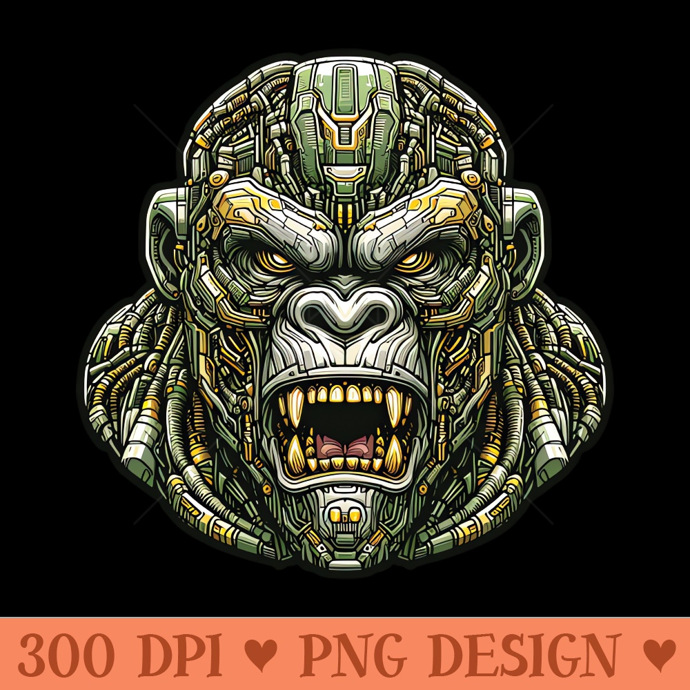Mecha Apes S04 D66 - PNG Design Downloads - Convenience