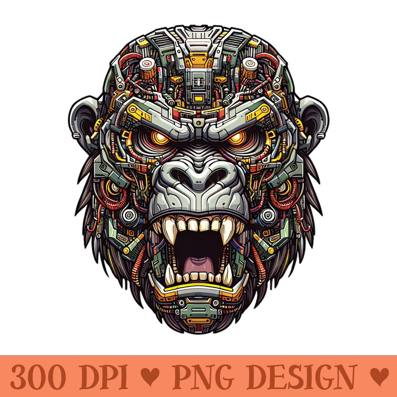 Mecha Apes S02 D02 - PNG File Download - Professional Design