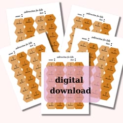 math subtraction pages decorated with shapes for kids, first grade, summer holiday activities, kindergarten