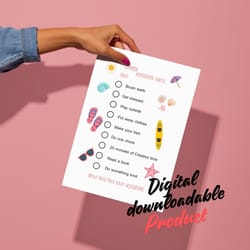 summer to do list for kids, printable to do list, summer bucket list, bucket list, screen rules and checklist for summer