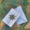 Christmas Card With White Envelope Merry Christmas And A Happy New Year Card Christmas Star Card Xmas Greeting Card 3