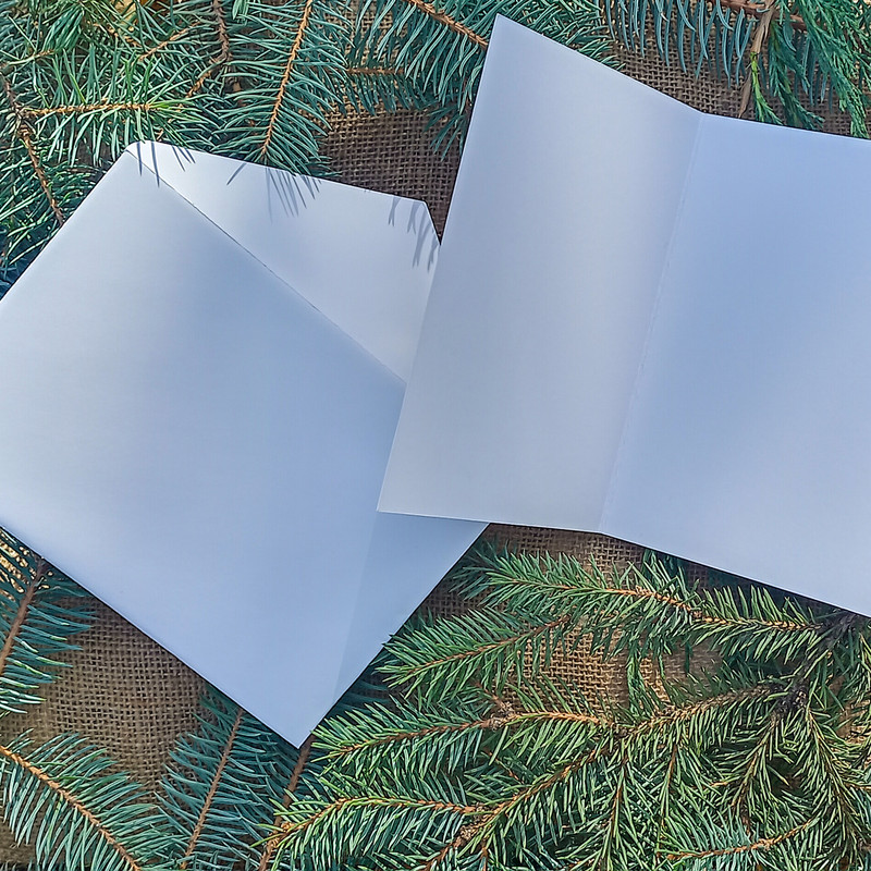 Christmas Card With White Envelope Merry Christmas And A Happy New Year Card Christmas Star Card Xmas Greeting Card 6