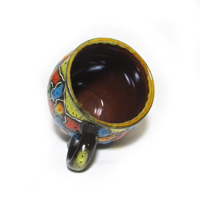 Bright Ceramic Coffee Cuphandmade Ceramic Cupbright Cappuccino Cupgift For Coffee Loverscozy Coffee Cup6 Oz Cupgif 6