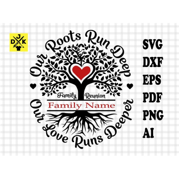 Our Love Runs Deeper, Our Roots Run Deep, Tree with roots SV | Inspire ...
