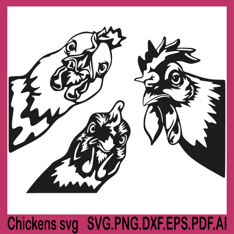 chickens svg