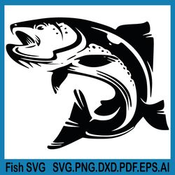 fish svg, fishing svg, bass fish svg, bass fishing svg