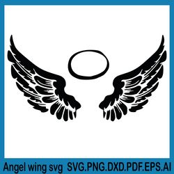 angel wing svg, svg angel wings, guardian angel wings svg