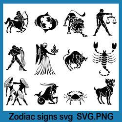 zodiac signs svg, zodiac svg, zodiac signs images