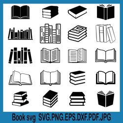 book svg, books svg, svg book
