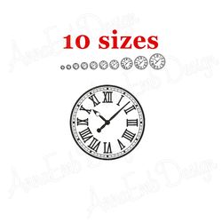 clock embroidery design. clock face embroidery design. machine embroidery design. clock mini. clock face embroidery. clo