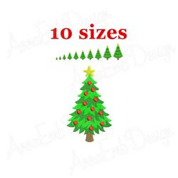 christmas tree embroidery design. mini tree. tree silhouette. christmas tree design. christmas embroidery design.