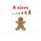 Gingerbread Man Embroidery Design Mini Gingerbread Man Christmas Embroidery Design Machine Embroide 0