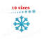 Snowflake Embroidery Design Snowflake Silhouette Mini Snowflake Machine Embroidery Christmas Embroi 0