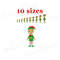 Christmas Elf Embroidery Design Mini Elf Elf Filled Stitch Baby Embroidery Christmas Design Cute El 0