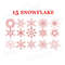 Snowflake Embroidery Machine Design Redwork Patterns Cristmas Embroidery Snowflake Embroidery Snow  0