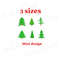 Tree Embroidery Design Camping Embroidery Design Tree Mini Tree Silhouette Christmas Tree Design 0